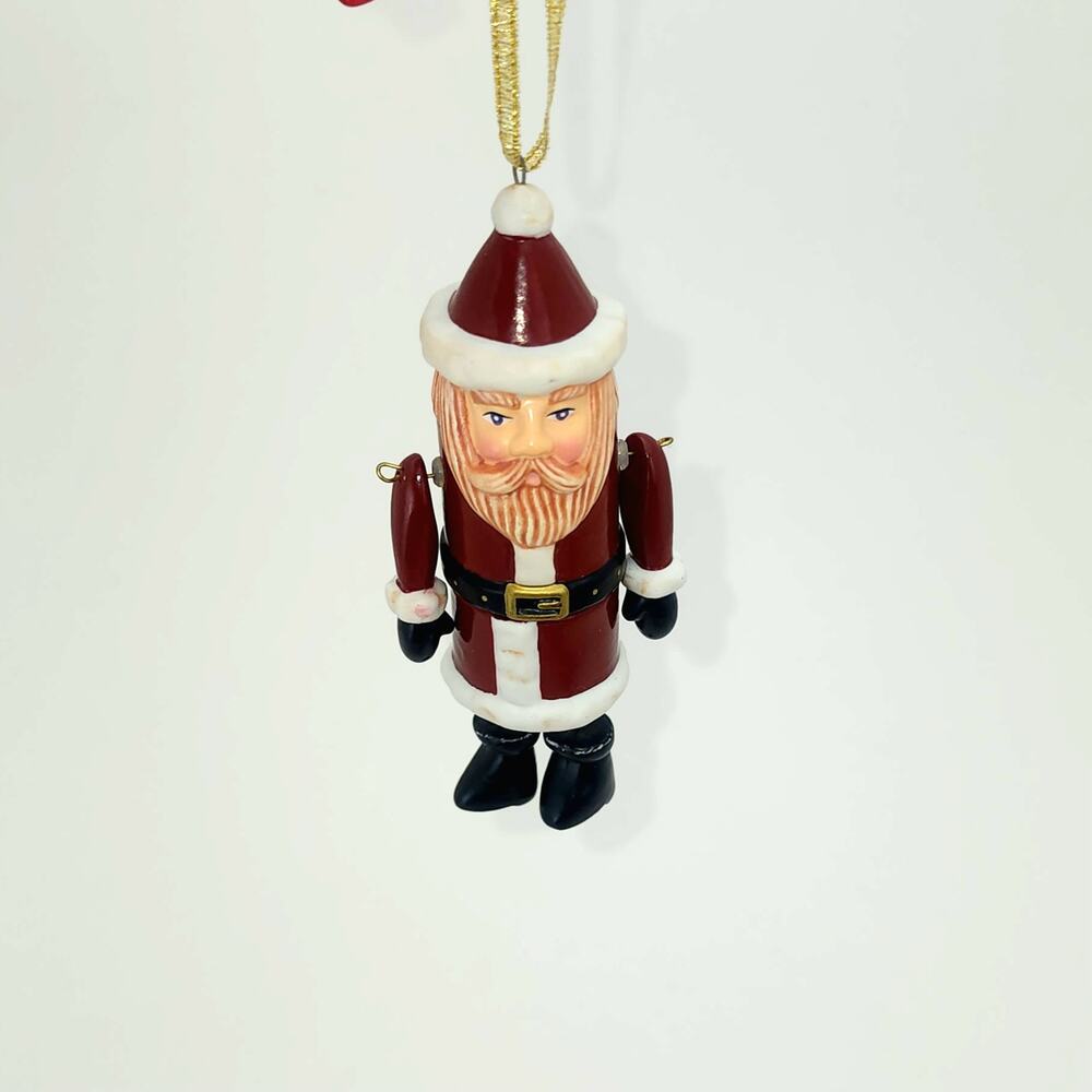 2001 Hallmark Keepsake Ornament titled "Santa Time Capsule" 4 "